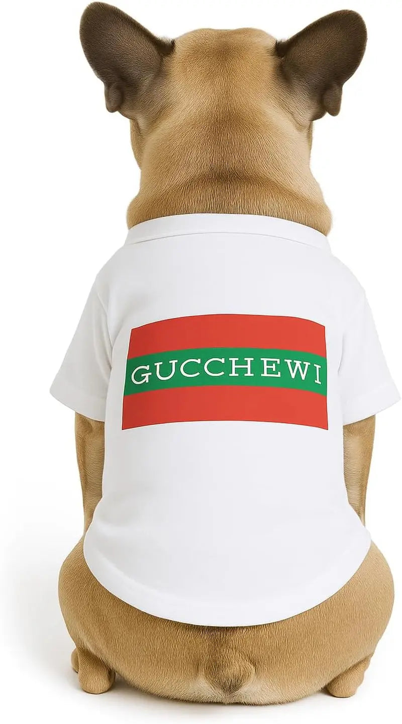 Luxury Designer Dog T-Shirt for Small Dogs | Chic Pet Apparel