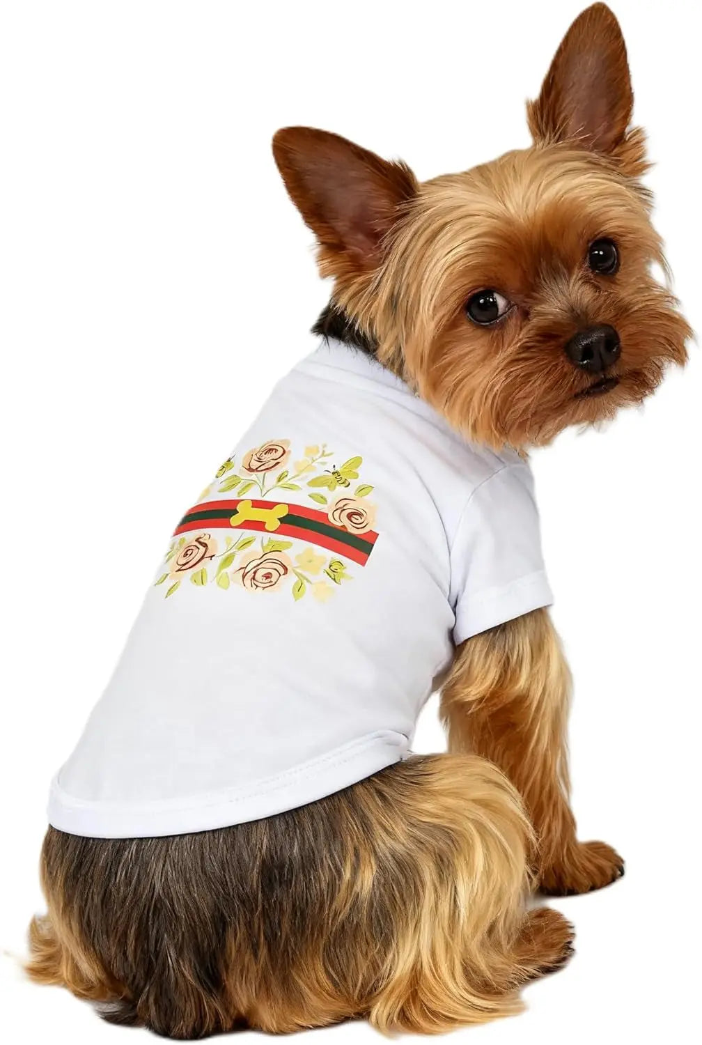 Luxury Designer Dog T-Shirt for Small Dogs | Chic Pet Apparel